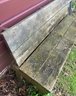 Plank Seat Wooden Bench