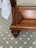 Sheridan Interiors King Upholstered Sleigh Bed In Walnut Frame