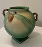 Roseville Vintage Vase With Acorn & Pine Detail