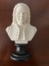 Bach Busk Statue Marble - Made In Italy 1967