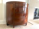 Handsome Demilune Style Chest In Mahogany