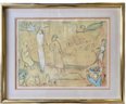 Banquet DAres / Chagall Framed Lithograph (LOC: S1)