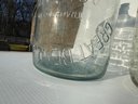 Three 5 Gallon Vintage  Carboy Glass