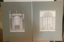 Two Unframed Interior Design Lithographs By Dufour