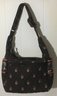 A69. Vera Bradley Quilted Brown & Rose Pattern Handbag & Wallet