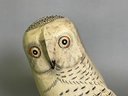 A Handpainted Wooden Owl