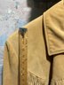 Vintage Suede Fringe Leather Jacket J. Peterman Company Mens Large