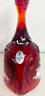 Fenton Hand-Painted Ruby Red Glass Bell With Box