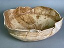 Handmade Pottery Bowl With Leaf Details