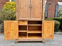 Solid Pine Armoire/media Cabinet