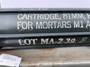 Antique Mortar M1/M29 Cases/Cartridges-lot Of 2