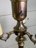 Two Beautiful Brass Floor Lamps