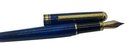 Vintage Ville D'argent Royal Blue & Gold Fountain Pen (F)