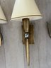 Pairs Deco Style Wall Sconces & Deco Shell Sconce