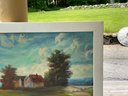 Beautiful Original Oil Landscape Painting, Signed T Pinkus
