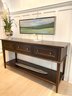 Hickory Chair Company Transitional Console Table In Mahogany