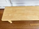 Hardwood Planked Top Wooden Bench (unit 5)