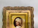 Vintage Gold Gilt Frame And Young Boy Portrait (print)