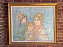 Hanna And Her Two Children By Edna Hibel, Number 389