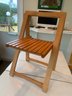 Beautiful & Unusual Folding Table With Four Chairs