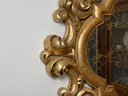A Gorgeous London Lamps Gilded Mirror