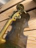 Antique Large Brass Cello/violin Bookends
