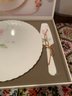 Mikasa Bone China Cake Plate & Serving Knife