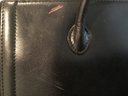 A63. Adrienne Vittadini Pony Hair & Black Leather Handbag.
