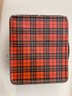 Vintage Lunchbox, Red And Black Scotch Plaid