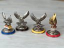 Lot Of  Seven - VGT Harley Davidson Motorcycle Franklin MINT Statues/ Paperweight