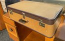 Lady Gale Fam- Lines Tweed With Leather Trim Suitcase