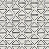 1 NEW Roll - Anna French For Thibaut Pyramid Wallpaper Black On Flax