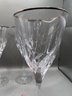 Set Of 4 Cristal DArque Gold Rimmed Wine Goblets