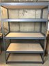 Gray Metal Storage Shelve Unit #1