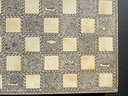 Scrimshaw Carved Checker Board