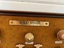 Vintage Solid Brass Hardware Store Display