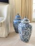 Decorative Blue & White Jardinares