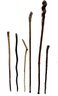 Vintage Walking Stick / Cane Natural Textured