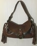 A65. Stuart Weitzman, Made In Spain, Brown Leather Handbag