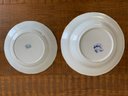 Two Antique Plates Made In England, Burmese And T & R Boote Of England
