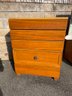 Mid-Century Modern Vintage Five 5 Drawer Hi- Boy  Dresser