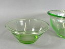 Hazel Atlas Uranium Glass Bowls