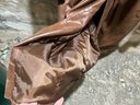 Vintage Full Length Lined Leather Duster Coat Mens