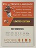 2018 Rookie Gems Trevor Lawrence Limited Edition Rookie Card #16