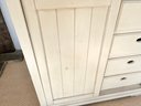 Linden Street White Planked Wardrobe Cabinet