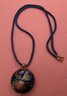 Cloisonne Enamel Colorful Necklace, Tassel
