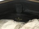 A10. Kate Spade Large Leather Black Handbag, Purse.