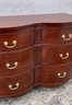 Curved Front Chest Of Drawers With Rope Braid Detail