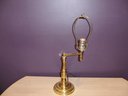Brass Articulated Lamp Base