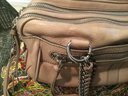 A61. Pour La Victoire Leather Tan 2 Handle Handbag